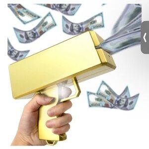 Wowok Gold Money Gun — Make It Rain Cash Shooter (Never Used) 💸✨